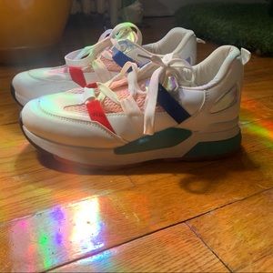 nasty gal color-block sneakers